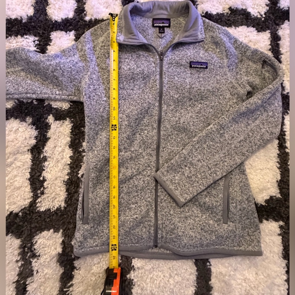 Patagonia Better Sweater Full Zip Fleece Jacket Gray Women’s Med - Picture 9 of 10